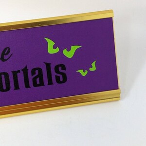 thumbnail image 2 of Welcome Foolish Mortals Haunted Mansion Mirror Door Hanger SVG – Kim 2 of 13