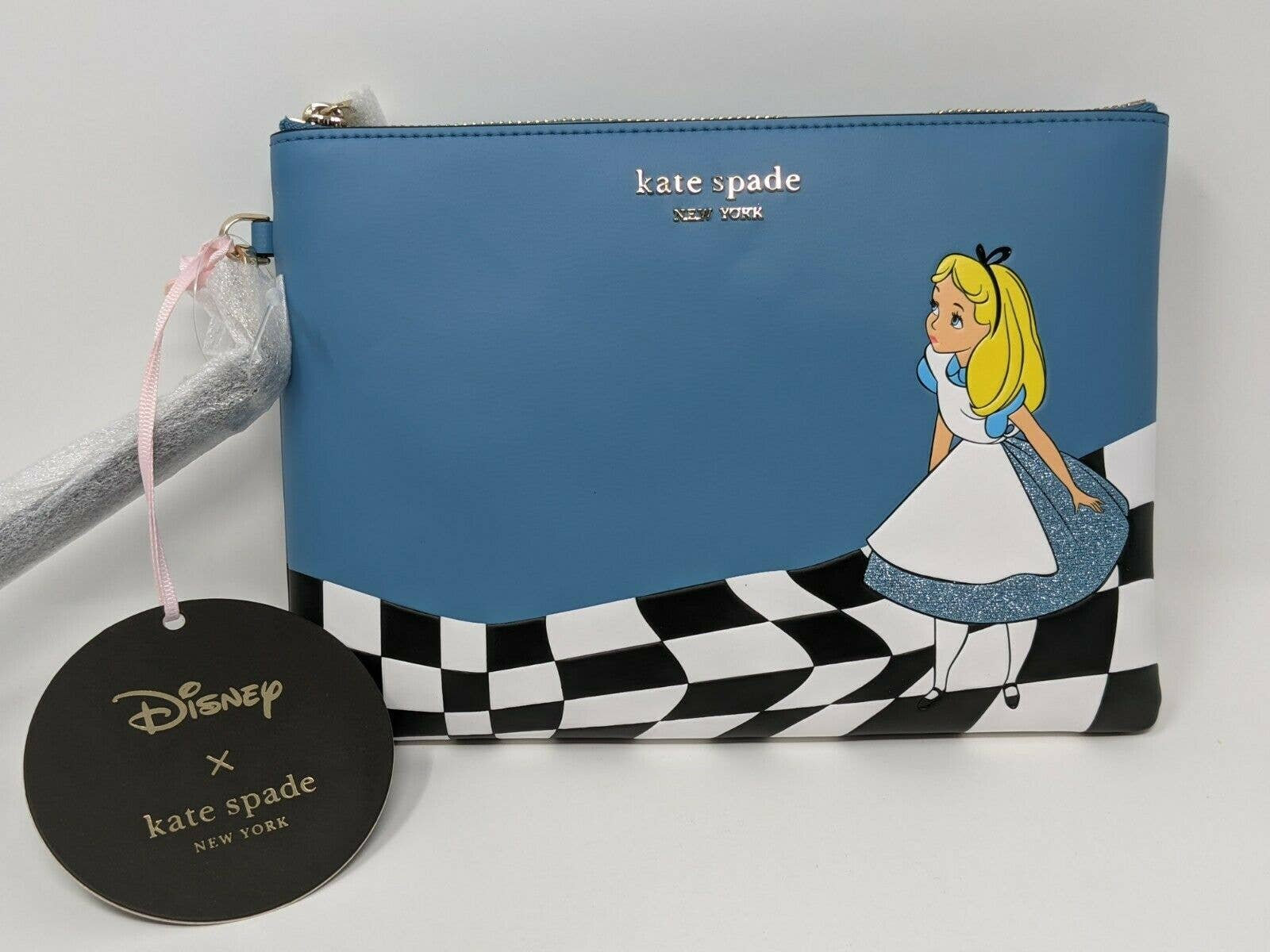 Kate Spade Alice in Wonderland Pouch Wristlet Disney Parks - Etsy Finland