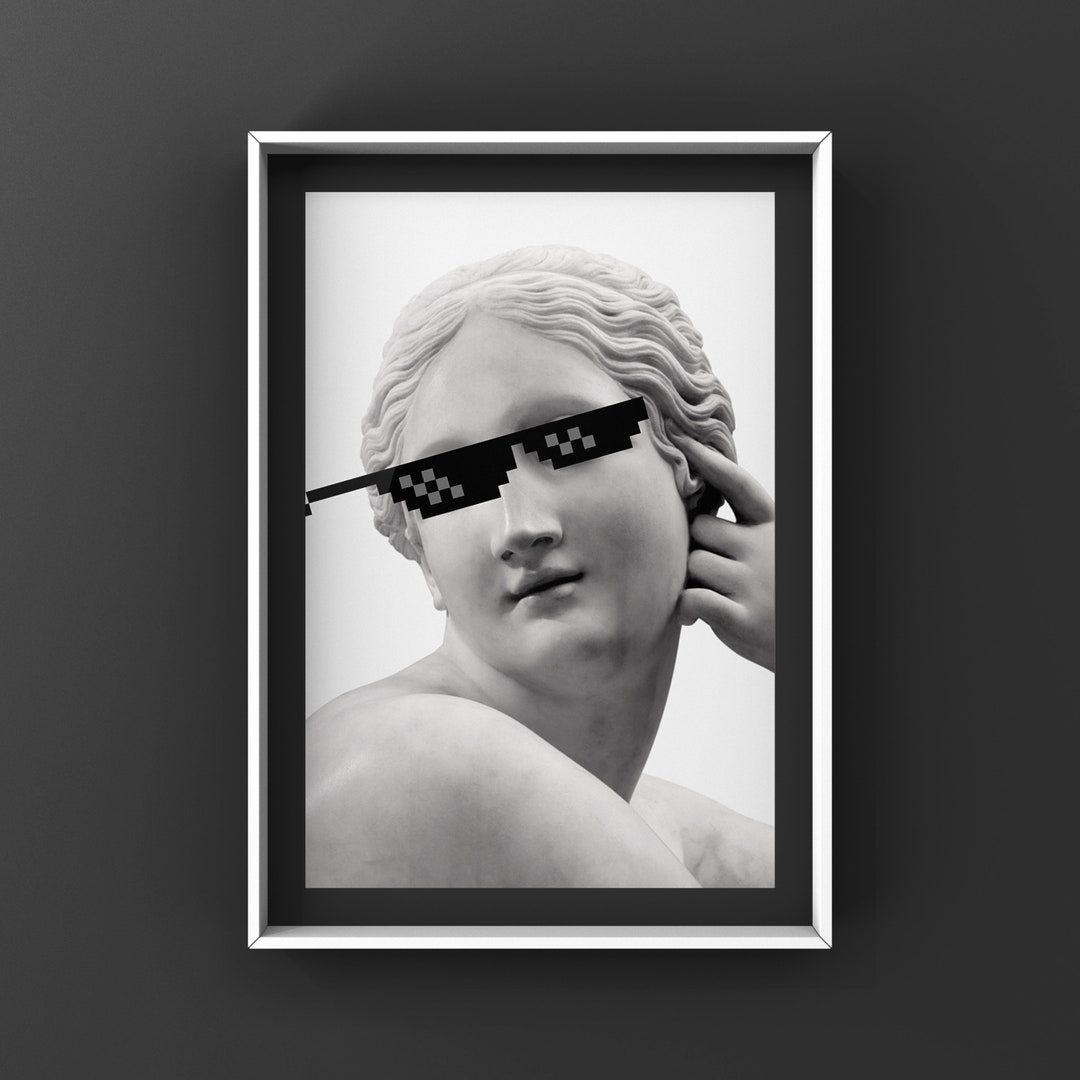 Modern Greek Sculpture Poster Printable Wall Art Greek Etsy