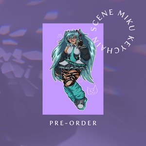 llavero de escena miku