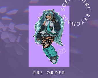 szene miku keychain