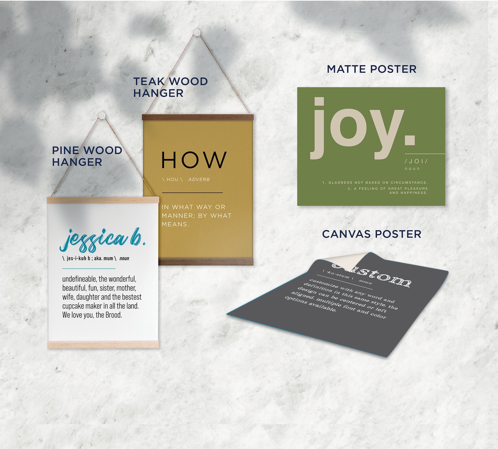 Custom Definition Print Word Art Sign Word Definition Poster Etsy