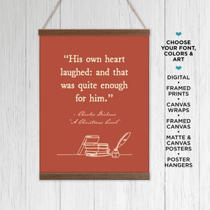 Impressão de citação personalizada, pôster, cabide, tela, arte de parede, emoldurado, poema personalizado, caligrafia, citação, carta, placa impressa, presente de natal