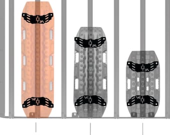 Universal Roof Rack Overland Batwing Mounts For MAXTRAX Recovery Boards (Xtreme, MKII, Lite, Mini)