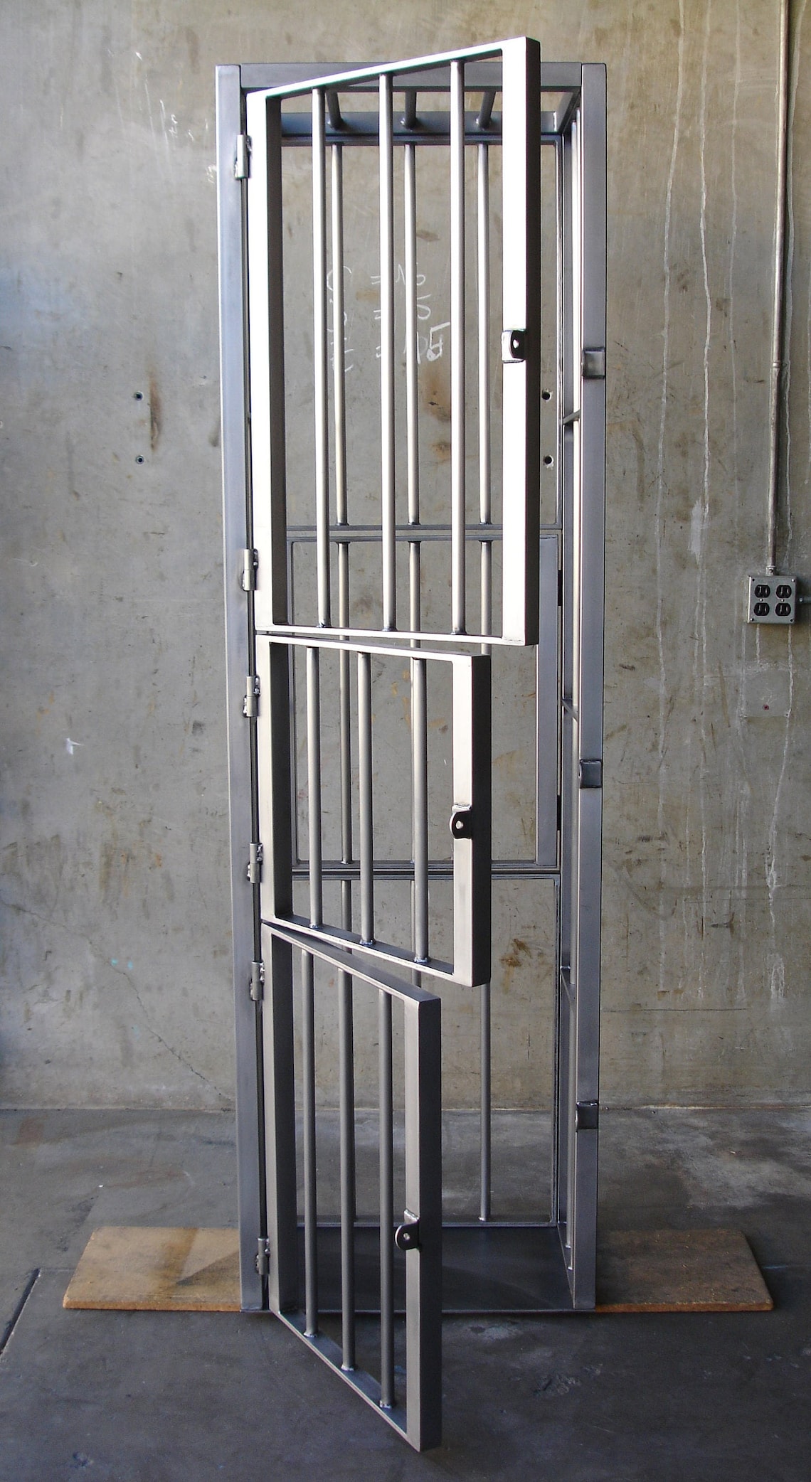 Steel Upright Stand up Slave Cage Bdsm Bondage 100 Steel Made in the Usa Restraints Etsy