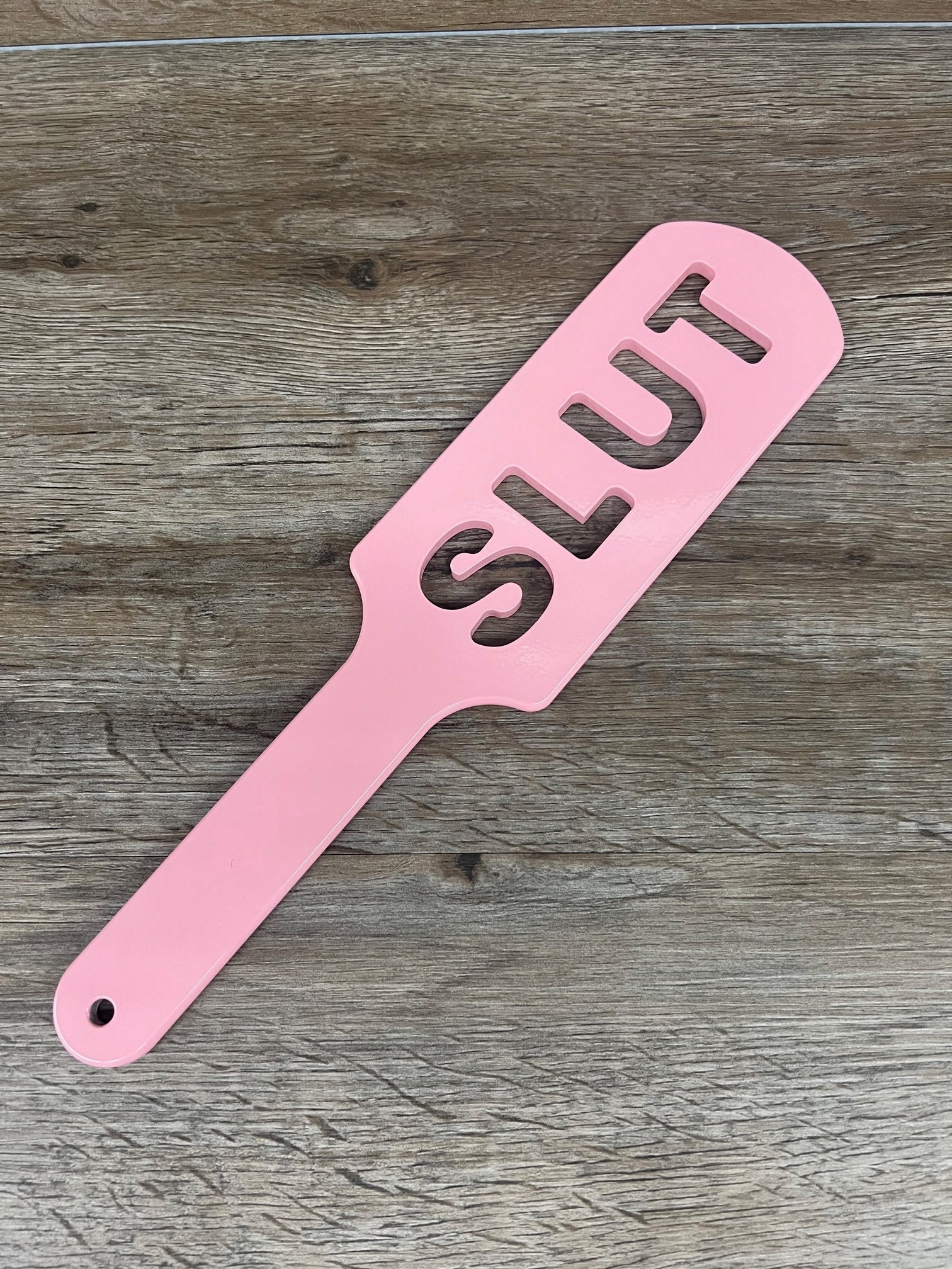 Large Plastic Spank Me Harder Sex Paddle Freaky Kinky with or without Studs