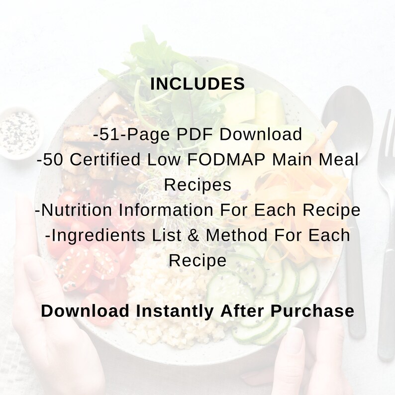 50 Low FODMAP Main Meal Recipes Low FODMAP Recipes Created By A 