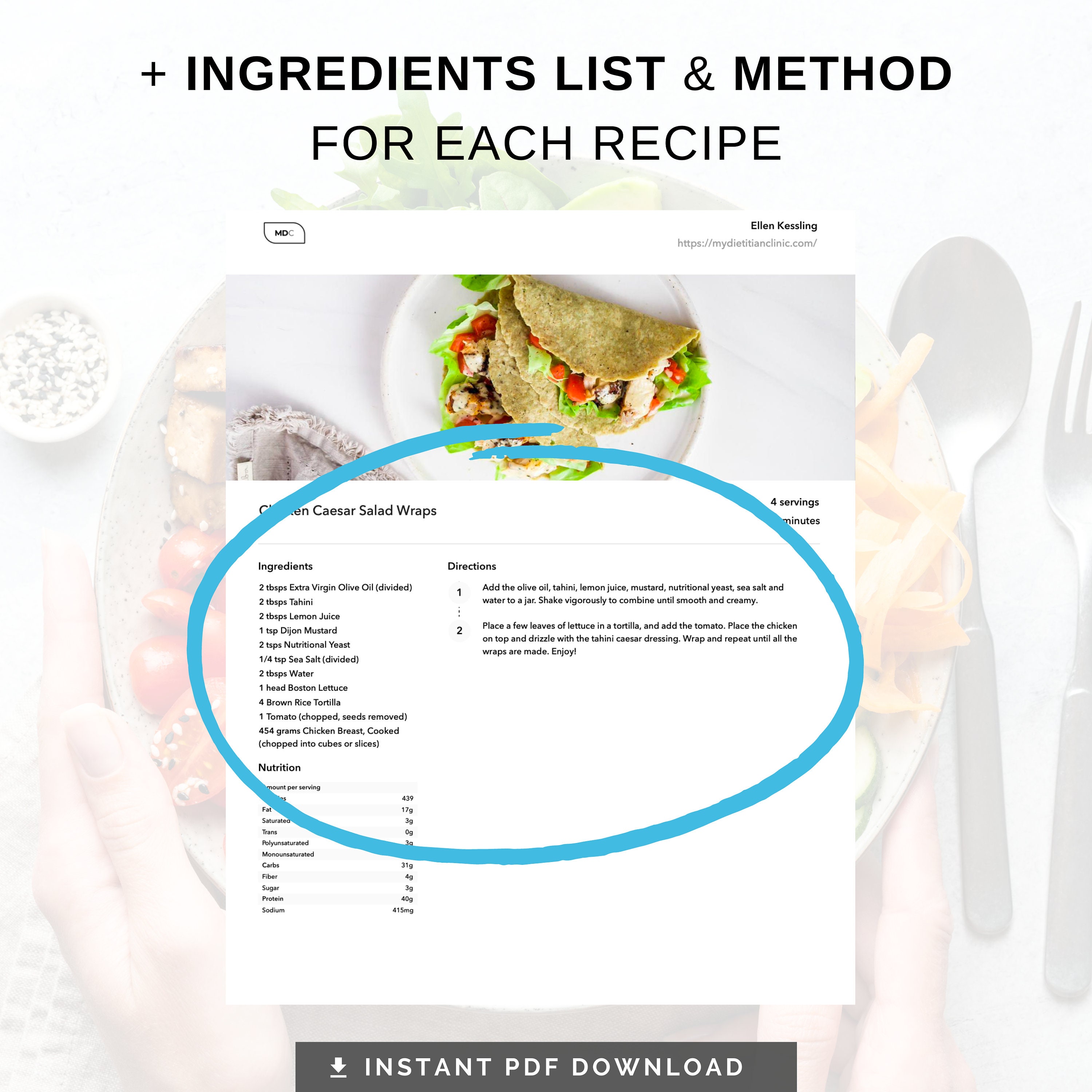 100 Healthy Recipes Ebook, Healthy Recipes, Recipe Ebook, Weekly Meal