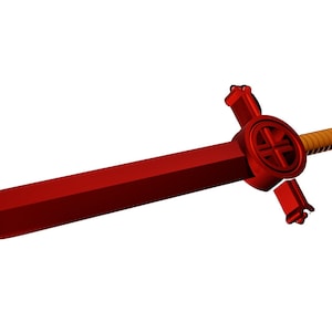 Finn&#39;s Demon Blood Sword, Adventure Time, 3D Model, Digital STL File