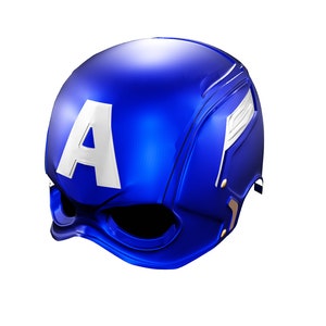 Captain America Helmet, Endgame inspired, 3D Model, Digital STL File