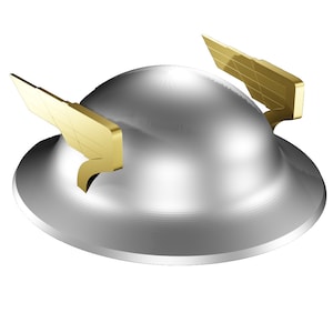 Jay Garrick's Helmet, Golden Age Flash, 3D Model, Digital STL File