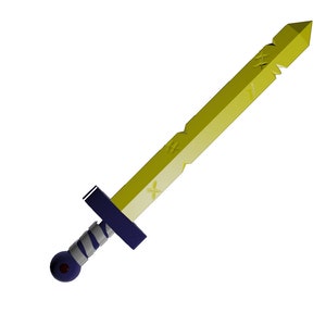 Finn&#39;s Original Sword , Adventure Time , 3D Model , Digital STL Files