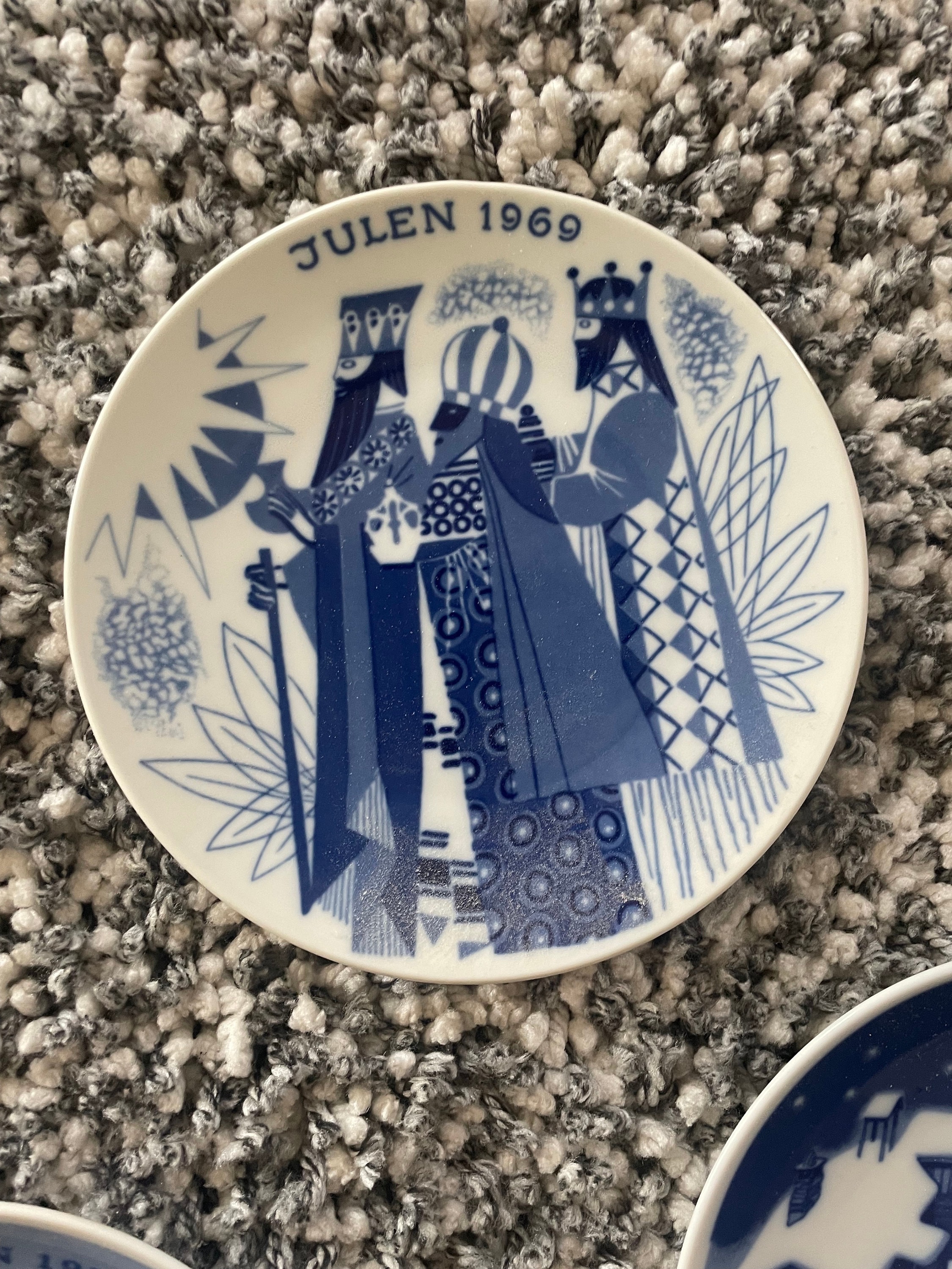 ★美品★ 1969年　ビンテージ　クリスマスプレート　PORSGRUND Porsgrund 1969 - Etsy