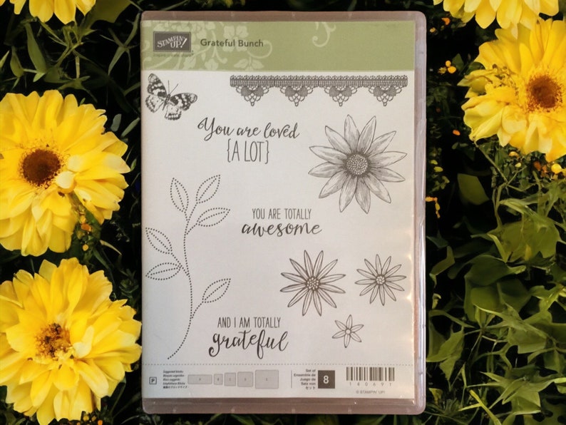 Grateful Bunch Stampin up Stamp Set - Etsy