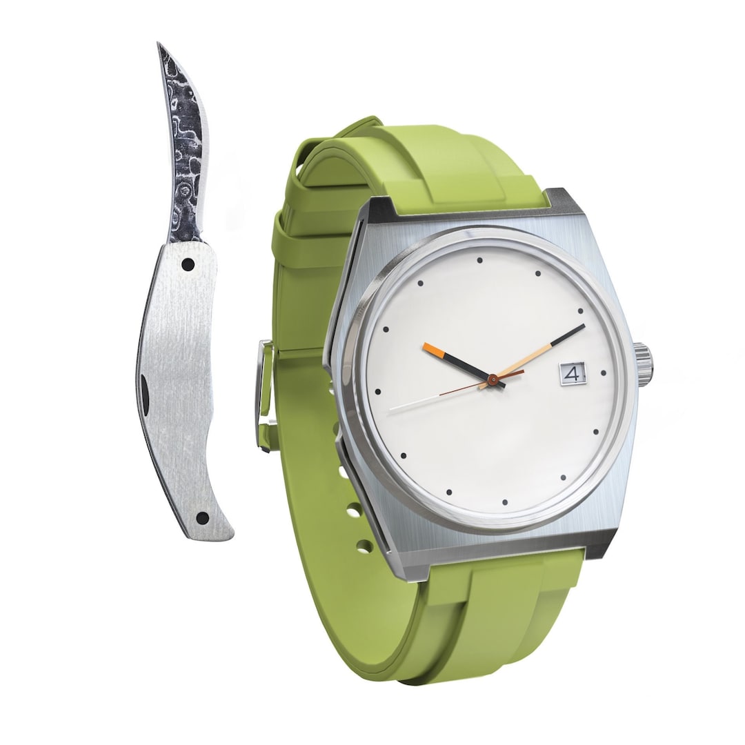 EDC Watch w/ Detachable Knife for Package Opening and More Watch