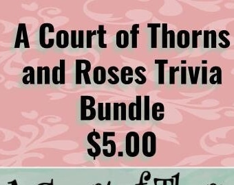 A Court of Thorns and Roses Trivia Game Bundle