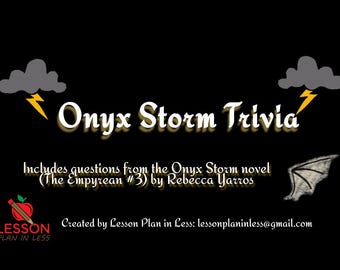 Onyx Storm Trivia Game