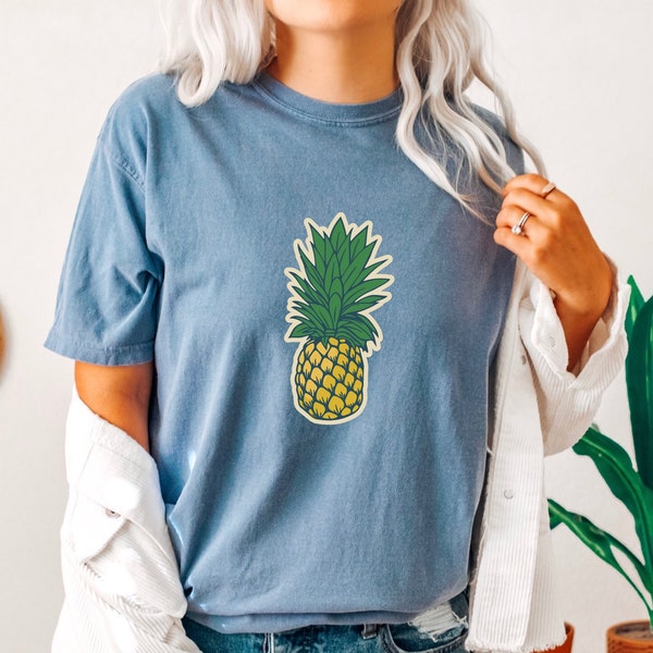 Comfort Colors® Pineapple Shirt, Pineapple Gifts, Vacation Shirt, Beach Shirt, Pineapple Party, Foodie Shirt, Fruit Shirt, Surf Shirt