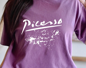 Comfort Colors Picasso T-Shirt, Vintage Artist Graphic Tee