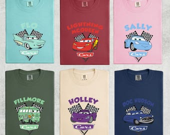 Comfort Colors Cars Movie Shirt: Retro Racing Graphic Tee