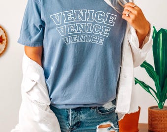 Comfort Colors Venice Italy T-Shirt: Italian Travel Tee