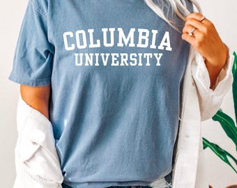 Comfort Colors Custom University T-Shirt: College Student Gift