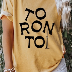 Comfort Colors® Toronto Shirt, Canada Trip Tee, Canadian City Tee, Toronto Souvenir Gift, Raptors Fan Shirt, Canada Pride Shirt, Travel Tee