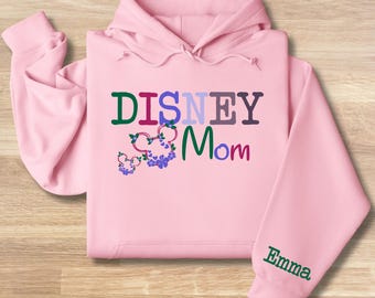 Sudadera Disney Mom, Sudadera con capucha Magic Mom, Sudadera Disney con nombre personalizado, Sudadera Park Day, Sudadera Disney linda, Sudadera Disney linda Mom