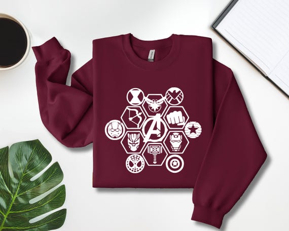 Avengers Lover Sweatshirt, Superhero Sweatshirt, Marvel Sweatshirt, Avengers Hoodie, Marvel Fans Gift Hoodie, Marvel Avengers Sweater