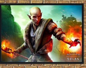 Dragon Age Inquisition High quality poster of Solas