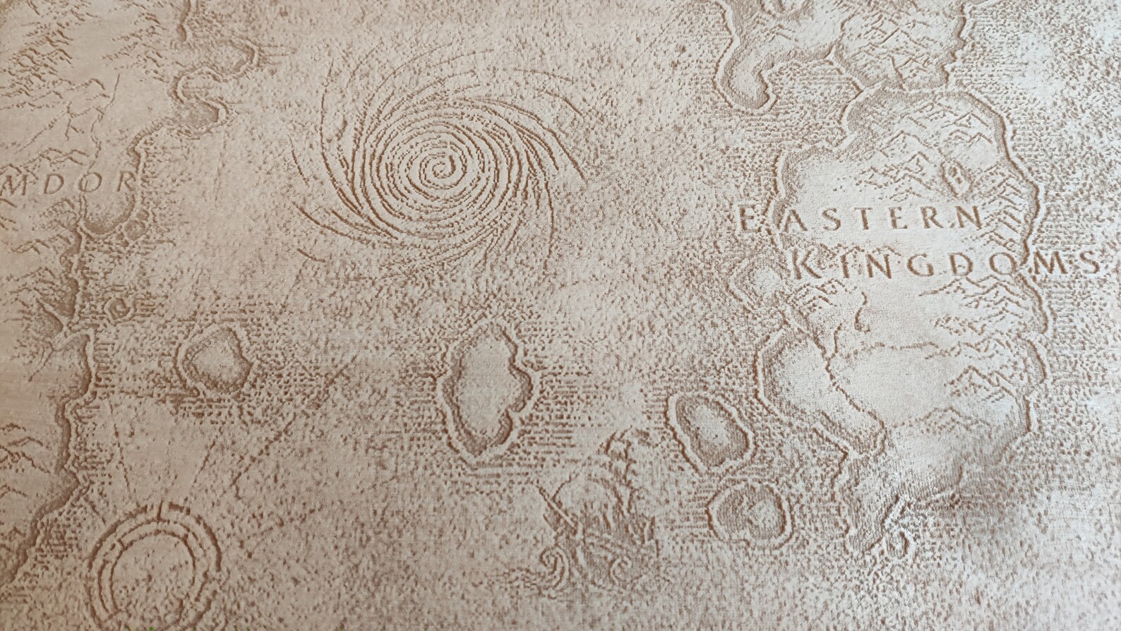 Laser Engraved Map of Azeroth From World of Warcraft - WOTLK - Etsy