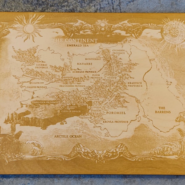 Fourth Wing Map Etsy