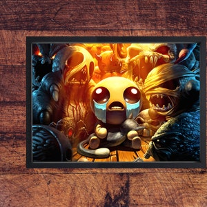 Hoge kwaliteit poster van The Binding of Isaac: Rebirth