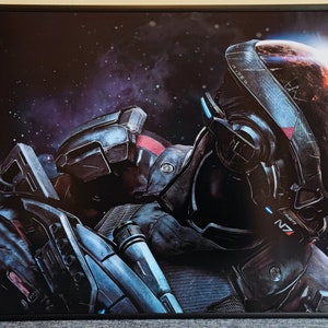 Hoge kwaliteit poster van Ryder uit Mass Effect: Andromeda