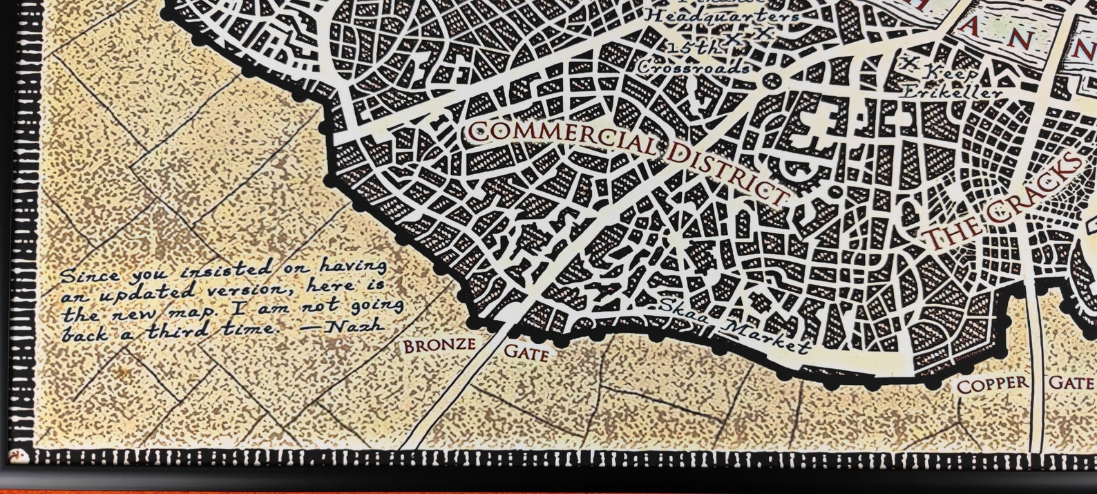 High Quality Print Luthadel Map of Luthadel From Mistborn: the - Etsy
