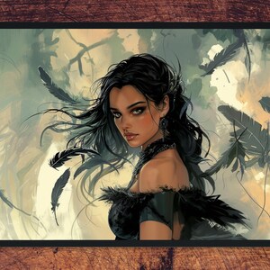 Morrigan, póster de alta calidad inspirado en ACOTAR escrito por S J Maas