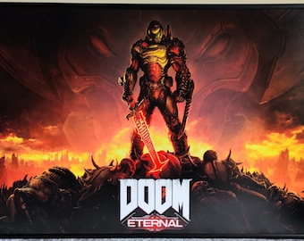 High Quality Poster of the Doom Slayer From DOOM Eternal - Etsy