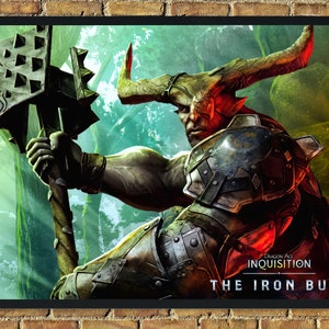 Dragon Age Inquisition High quality poster of Iron Bull