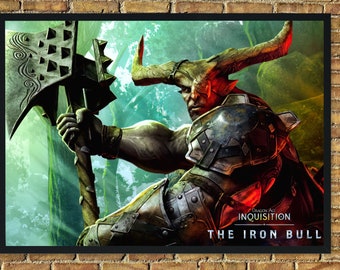 Dragon Age Inquisition High quality poster of Iron Bull