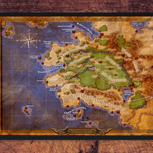 Pillars of Eternity - Eastern Reach Carte haute qualité