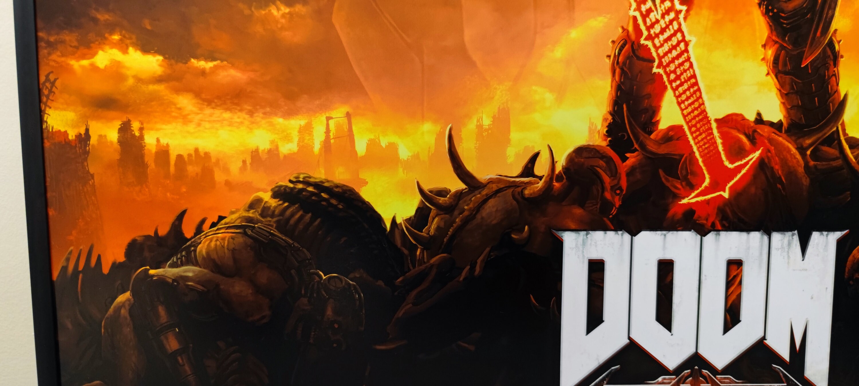 販促用B2ポスター 非売品 Doom Eternal【美品】 High Quality Poster of the Doom Slayer From DOOM Eternal