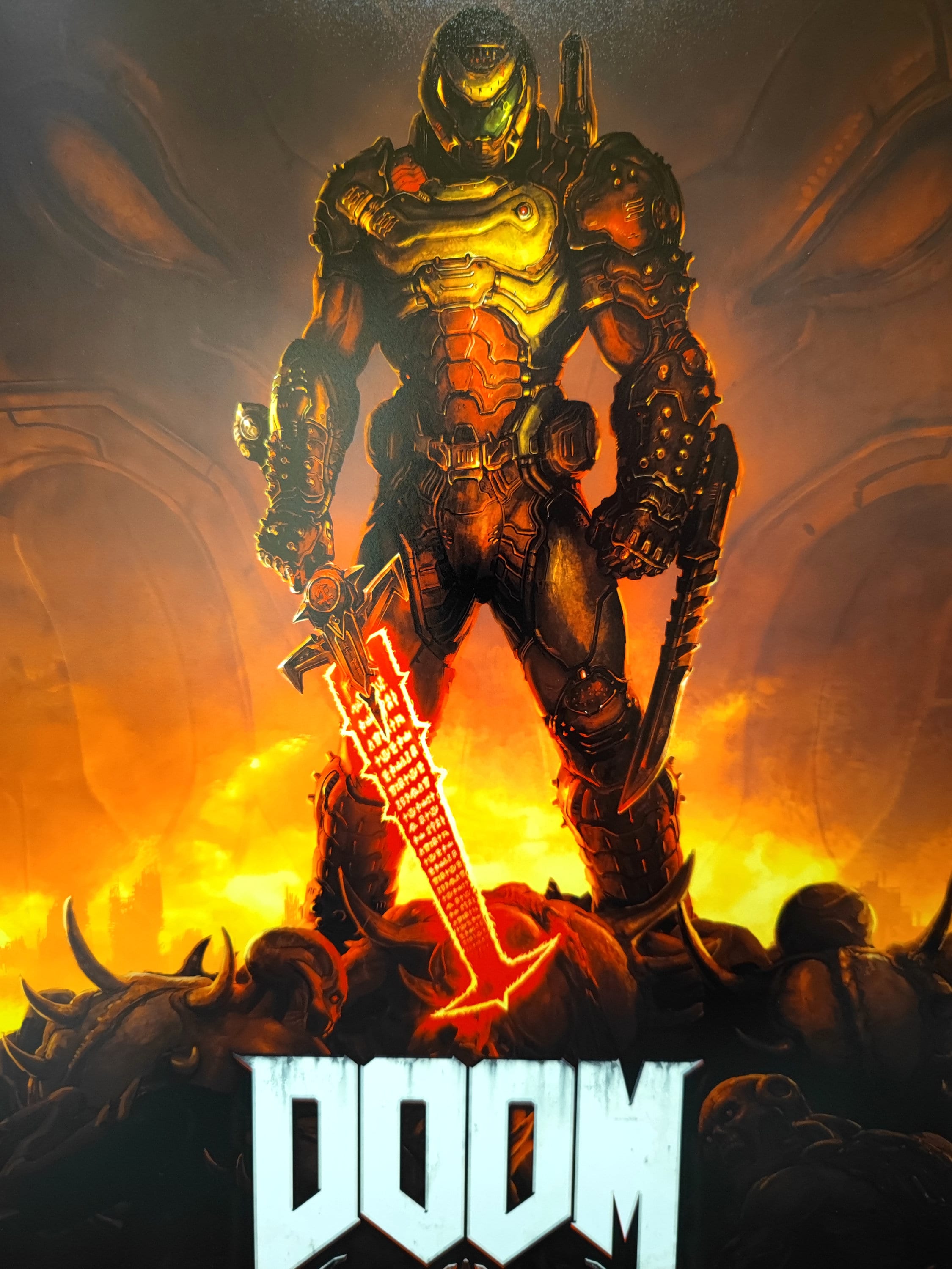 DOOM Eternalのドゥームスレイヤーの高品質ポスター - Etsy 日本