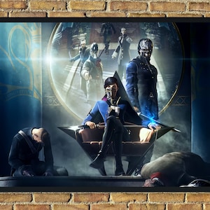 Dishonored 2 - Pôster de alta qualidade de Emily e Corvo