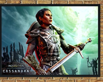 Dragon Age Inquisition High quality poster of Cassandra