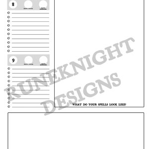 Printable Dnd 5e Character Sheet - Etsy