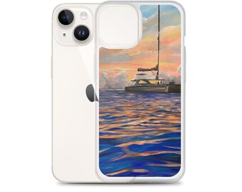 iPhone Case "Sunset in St. Thomas" phone case printed with original painting