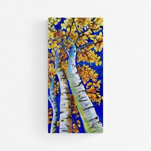 Fine art giclee print &quot;Aspen&quot; 10&quot;x20&quot; print of original acrylic painting