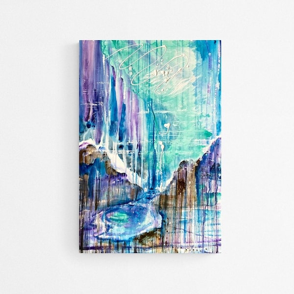 Kunstdruck "Aurora" 50x80 cm von Original Acrylbild