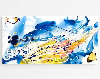 Fine art giclee print "Phoenix" 48"x24" print of original acrylic painting