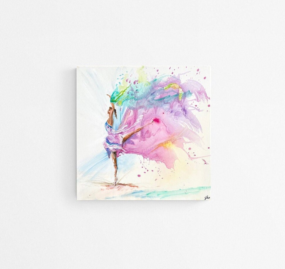 high quality with worldwide shipping Fine art giclee print On Pointe ...